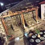 Archontiko - Stone With Fireplace And Mountain View Villa Kastellia