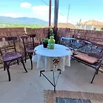 Archontiko - Stone With Fireplace And Mountain View
