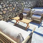 Archontiko - Stone With Fireplace And Mountain View Villa *