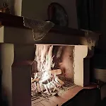 Archontiko - Stone With Fireplace And Mountain View Villa *