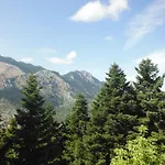 Archontiko - Stone With Fireplace And Mountain View Villa Kastellia