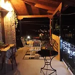 Archontiko - Stone With Fireplace And Mountain View Villa *
