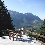 Archontiko - Stone With Fireplace And Mountain View Kastellia