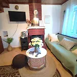 Archontiko - Stone With Fireplace And Mountain View Villa