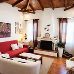 Archontiko - Stone With Fireplace And Mountain View Kastellia