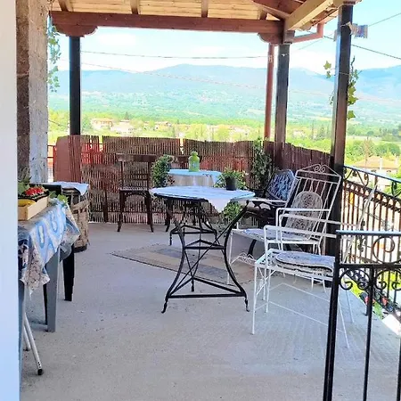 Villa Archontiko - Stone With Fireplace And Mountain View *