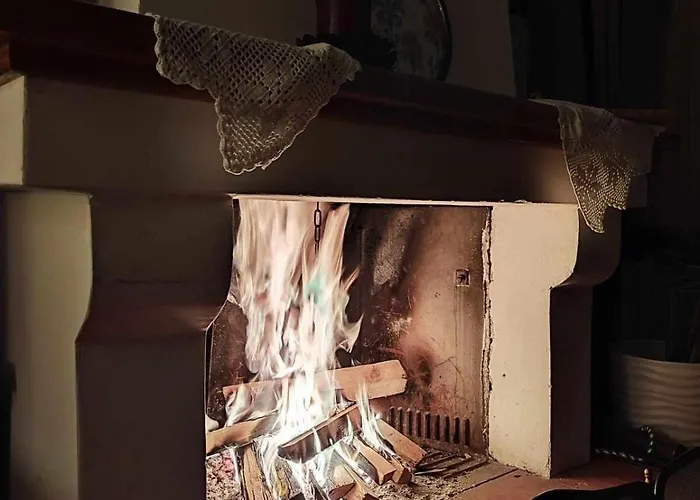 Archontiko - Stone With Fireplace And Mountain View Βίλα *